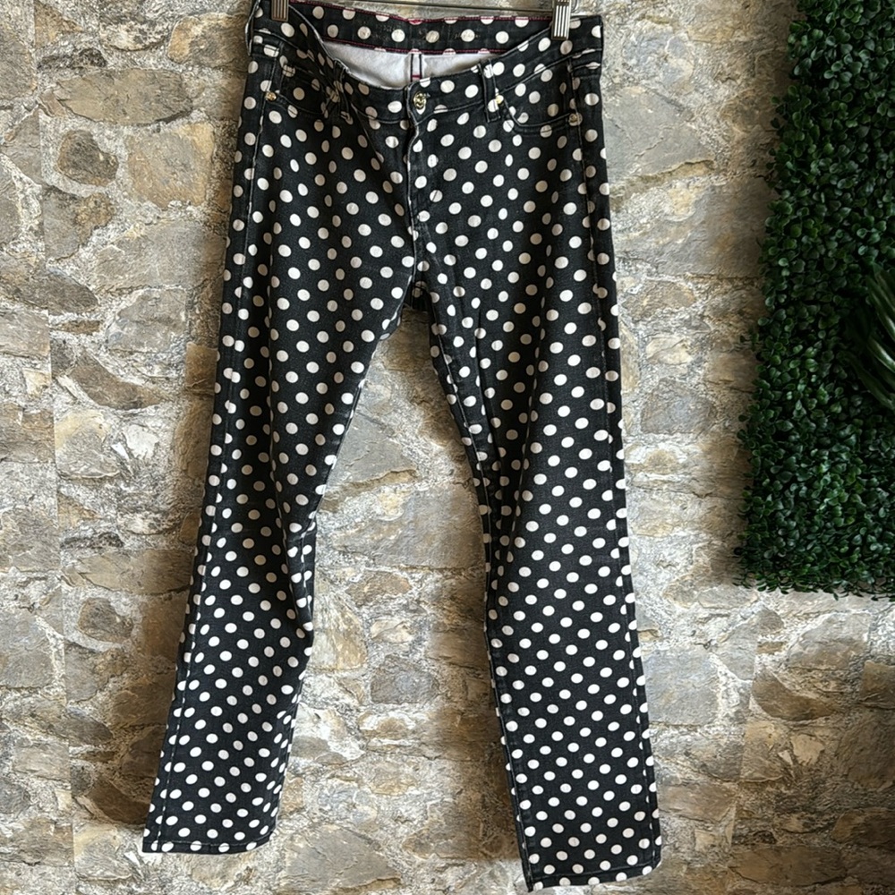 KATE SPADE Polka Dot Ankle Jeans